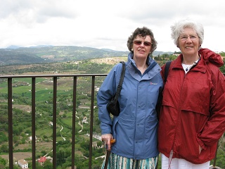 Meg and Margot at Ronda